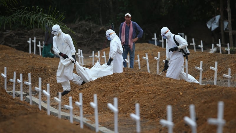 The Ebola epidemic infected more than 28,600 people and killed around 11,300 before coming under control last year