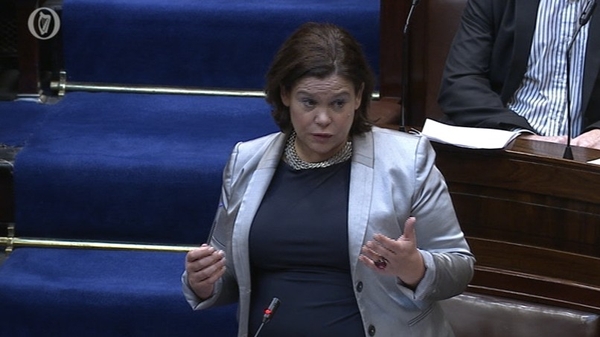 Mary Lou McDonald said it was extraordinary that the proposed inquiry was to be set up without debate