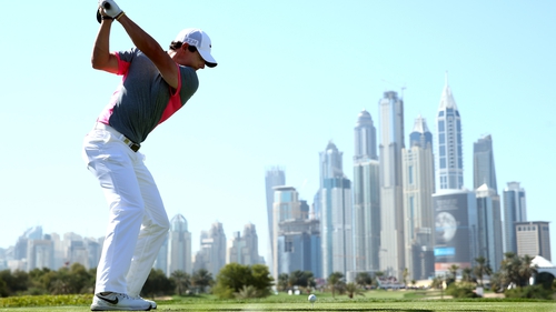 Once again, Rory McIlroy avoiding dropping any shots in the sunshine
