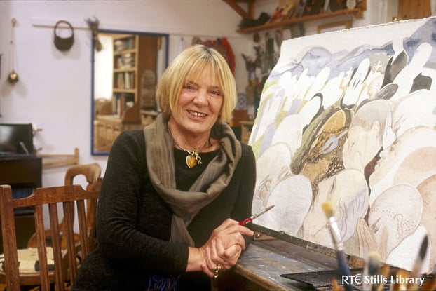 RTÉ Archives | Arts and Culture | Artist Pauline Bewick