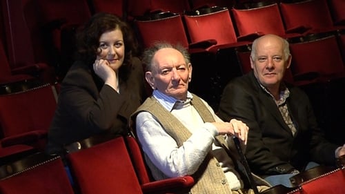 Brian Friel (C) died at his home in Donegal this morning