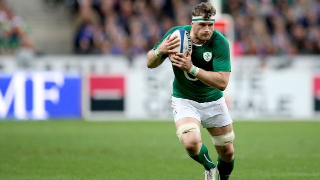 Jamie Heaslip - excellent ball-carrying technique is vital to Ireland's success