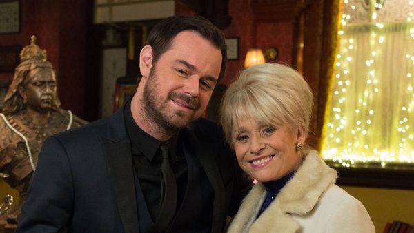 Danny Dyer and Barbara Windsor from EastEnders