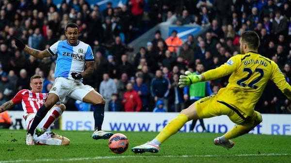 Josh King fired in a hat-trick for Blackburn Rovers