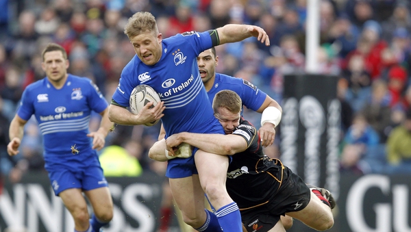 Luke Fitzgerald in action for Leinster