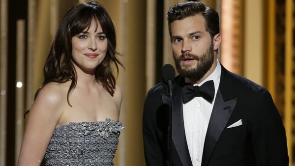 Johnson and Dornan - Film Fifty Shades of Grey has taken more than $528m worldwide