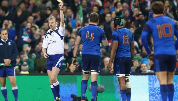 Pascal Pape was initially sin binned for the reckless challenge on Jamie Heaslip