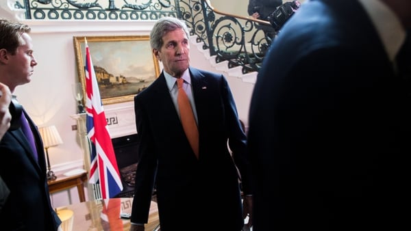 US Secretary of State John Kerry met his British counterpart Philip Hammond
