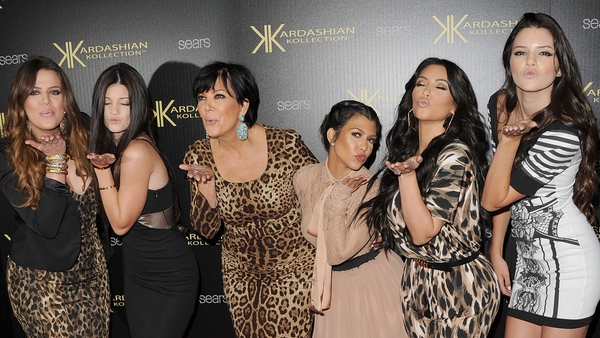 From left - right: Khloé Kardashian, Kylie Jenner, Kris Jenner, Kourtney Kardashian, Kim Kardashian-West, Kendall Jenner