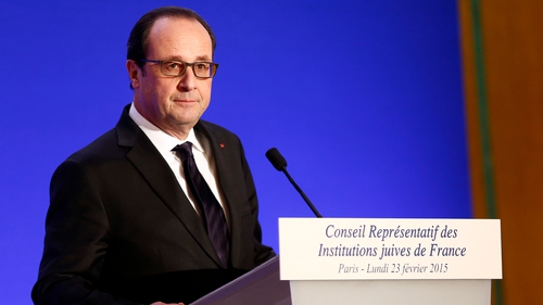 Francois Hollande called for 'faster, more effective sanctions' against hate speech