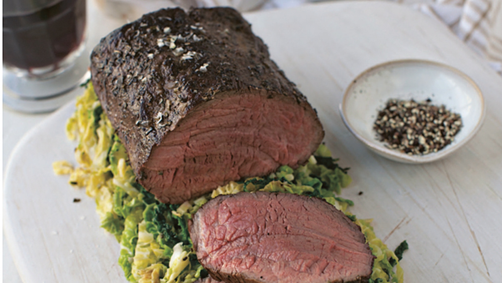 Neven's Roast Fillet of Beef with White Bean Mash