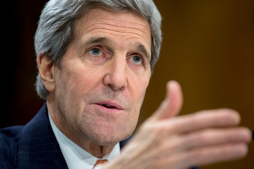 John Kerry was speaking on the second day of intense congressional hearings
