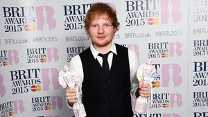 Sheeran won the Best British Solo Male award and British Album of the Year for X