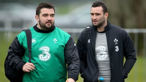 Marty Moore (L) with Dave Kearney