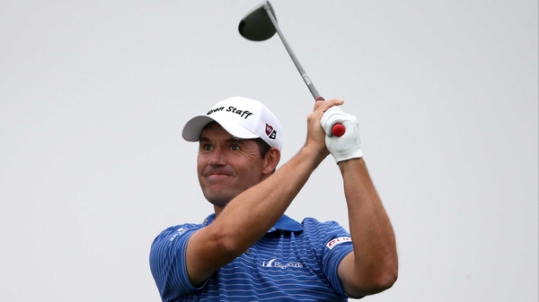 Padraig Harrington is belying his lowly world ranking with an impressive showing
