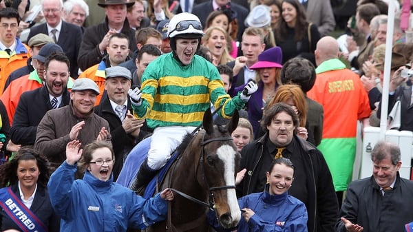 Tony McCoy won the second of his two Gold Cups on Synchronised in 2012