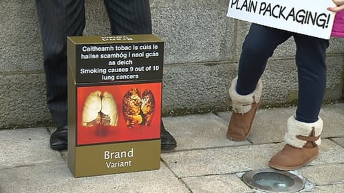 James Reilly said 'We all must remain committed to achieving a tobacco free Ireland by 2025'