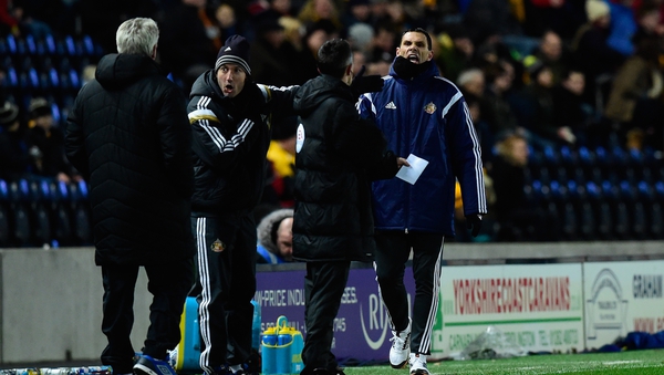 Steve Bruce and Gus Poyet attempted to play down their touchline row