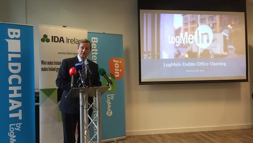 Taoiseach Enda Kenny made the jobs announcement in Dublin this morning