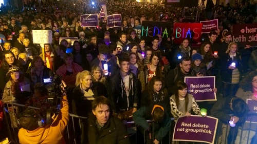 Around 1,500 people attended the rally