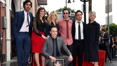 Parsons and his The Big Bang Theory co-stars