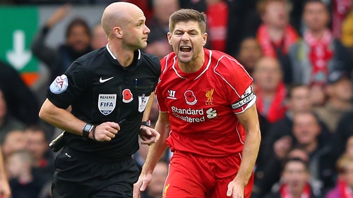 Steven Gerrard: 'Players will try every trick in the book to get over the line and try and win football matches'