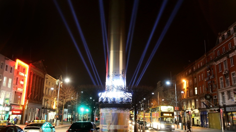 Spire lights up for St Patrick&#039;s Festival