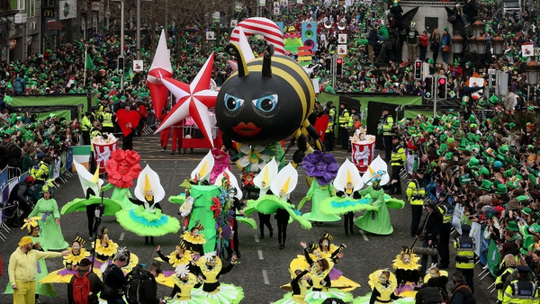 The organisers say half-a-million spectators are expected to line the route of the parade in Dublin