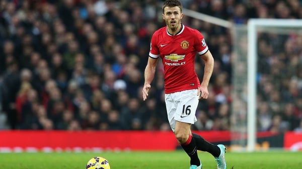 Michael Carrick suffered the injury against Manchester City