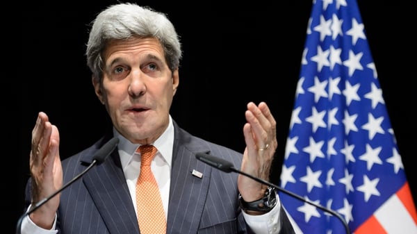 US Secretary of State John Kerry was in negotiations with Russian officials