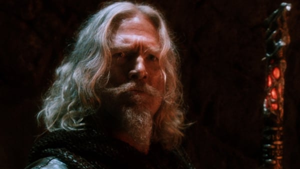 Jeff Bridges plays a strangely wrecked warrior in Seventh Son