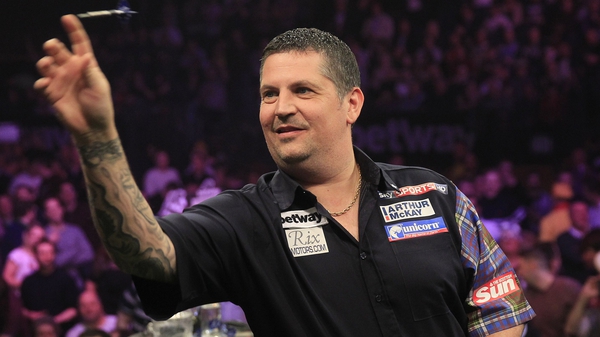 Gary Anderson was in flying form at the Ricoh Arena