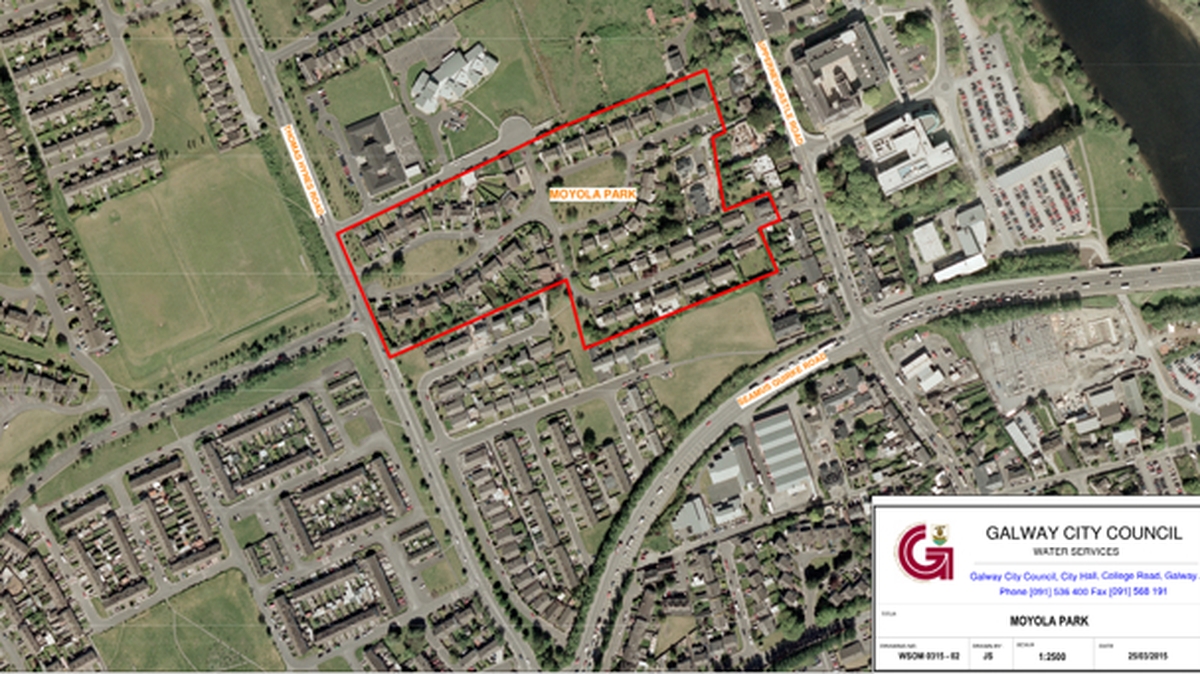 Kerosene contamination in water supply at Galway housing estate