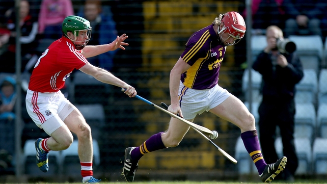 Daniel Kearney and Diarmuid O'Keeffee during their league clash last year