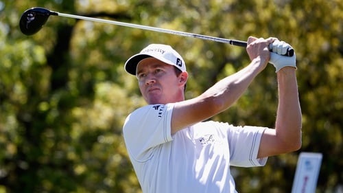 Jimmy Walker tees off at the Valero Texas Open