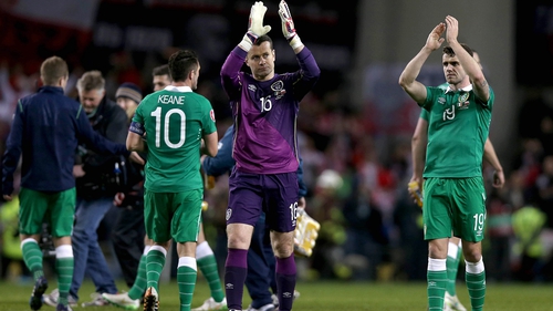 Shay Given was back playing a competitive clash for Ireland for the first time since EURO 2012