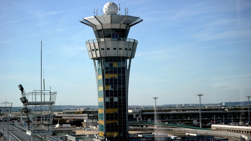 The control tower at Orly's airport, near Paris