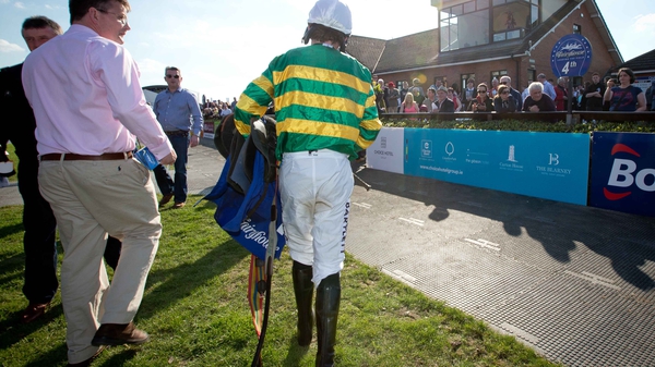 Tony McCoy leaving the parade ring as a jockey for the last time in Ireland