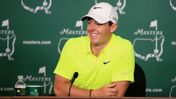 Rory McIlroy in relaxed mood despite a big next few days ahead at Augusta National