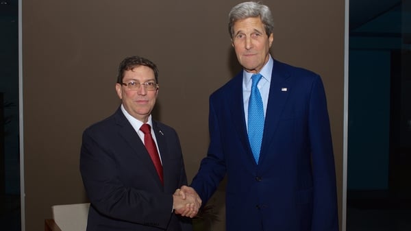 Bruno Rodriguez and John Kerry were said to have made progress after 'very constructive discussions'