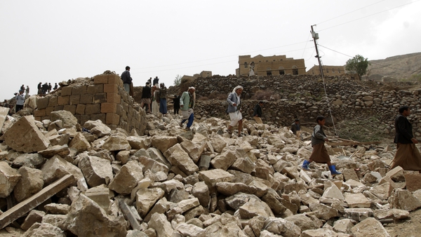 About 150,000 people have been displaced by the fighting in Yemen