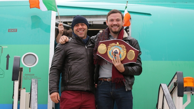 Andy Lee with Adam Booth