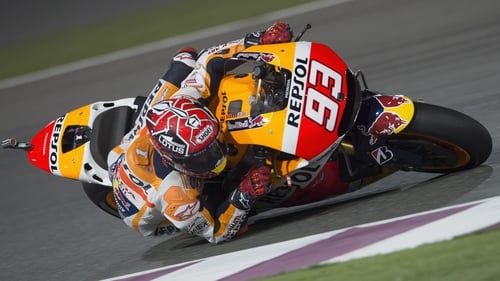 Marc Marquez won from pole