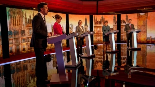 Five party leaders clashed in a 90-minute 'challengers' debate' in the absence of Prime Minister David Cameron