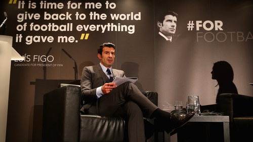 Luis Figo issued a lengthy, strongly worded statement