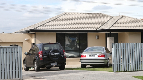 One of the houses raided by police in Melbourne as part of the operation