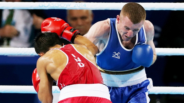 Paddy Barnes in action at the Commonwealth games
