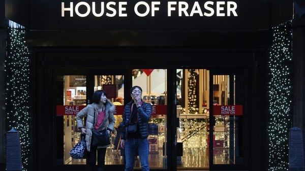 There are two House of Fraser stores on the island of Ireland - in Dundrum in Dublin and Belfast