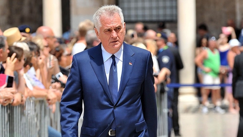 Tomislav Nikolic had to cancel his official visit to the Vatican after the incident