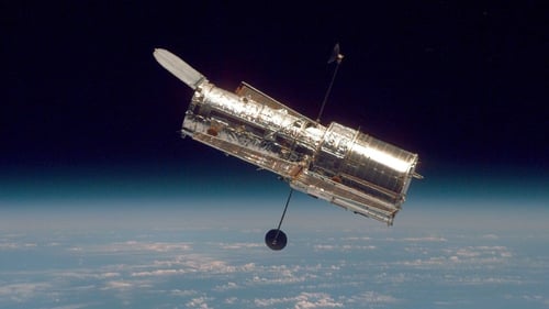 The 10-tonne Hubble space telescope was launched in 1990 aboard the Space Shuttle Discovery